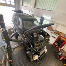 Výmena motora Land Rover Discovery 3 